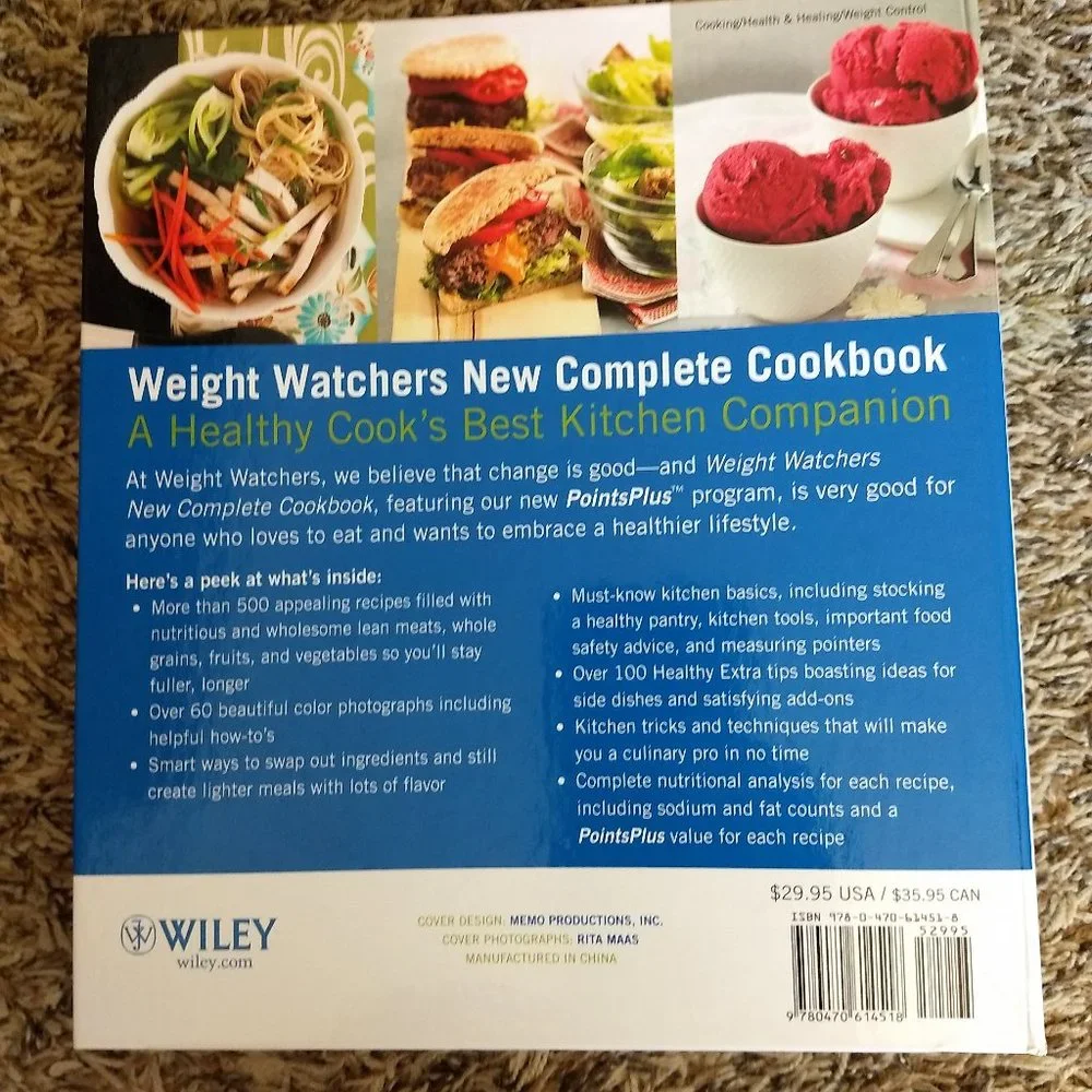 Weight Watchers New Complete Cookbook Recipes